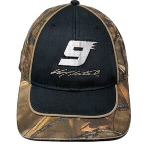 #9 Strapback Hat Multicolor One Size Embroidered Camo Winner's Circle